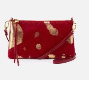 Red and Gold Hobo Purse